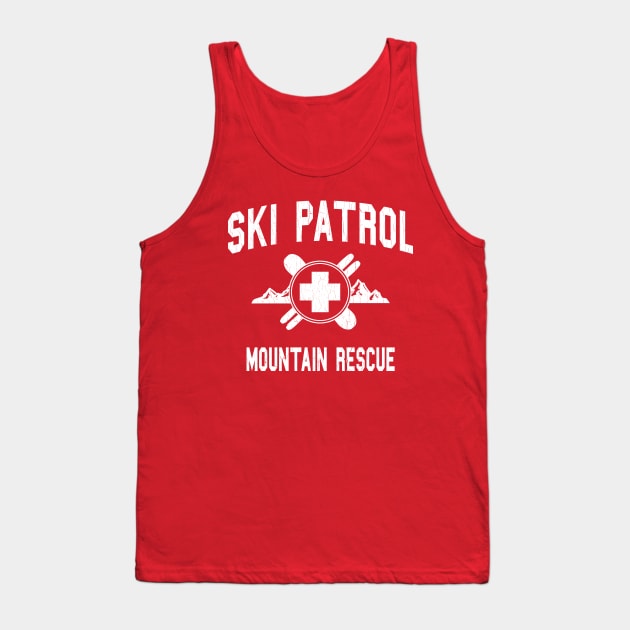 Ski Patrol - Mountain Rescue (vintage look) Tank Top by robotface